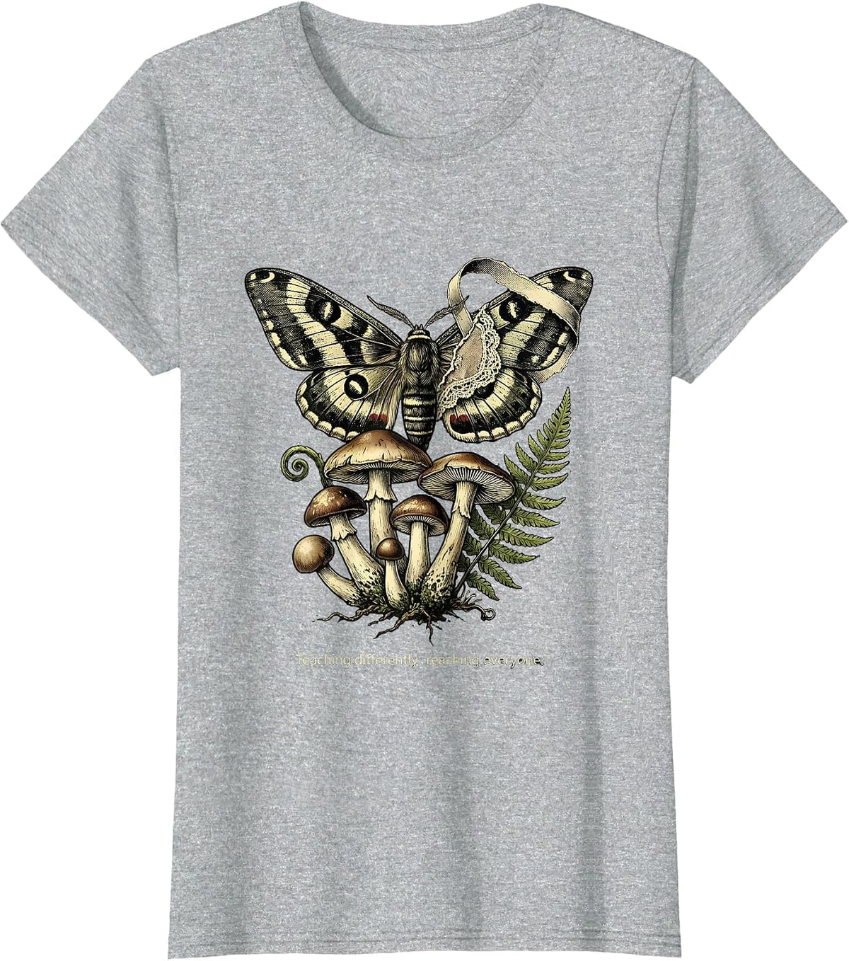 Teaching Differently Reaching Everyone Special Ed Tee T-Shirt - Heather Grey