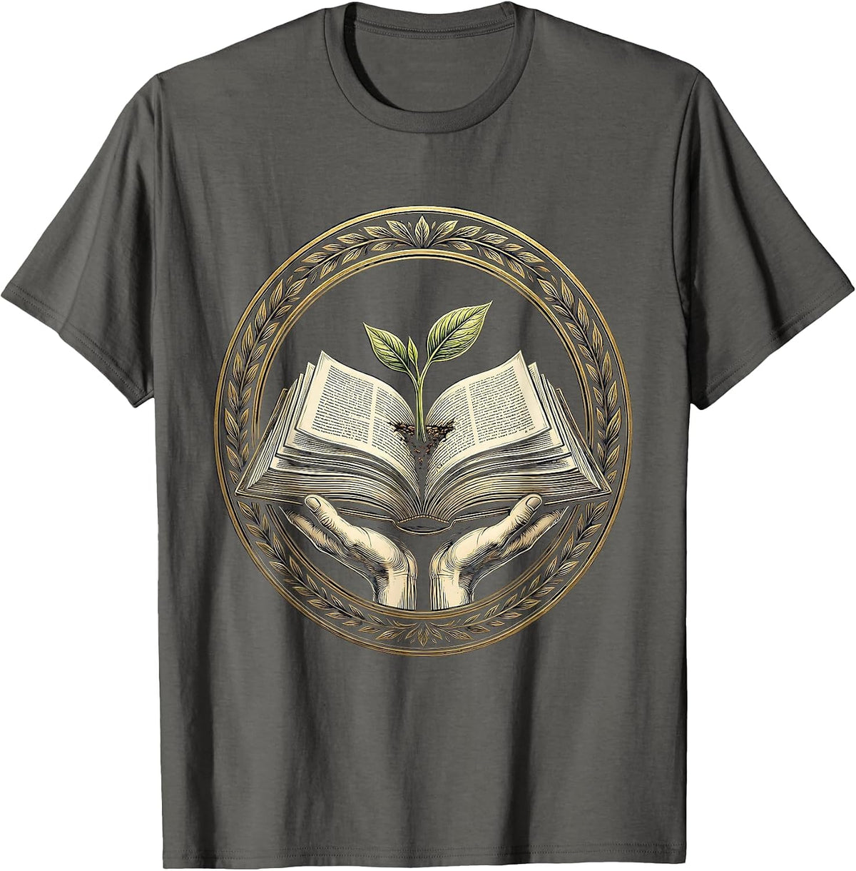 Men's Special Education Teacher Growing Minds Gift T-Shirt - Asphalt Grey
