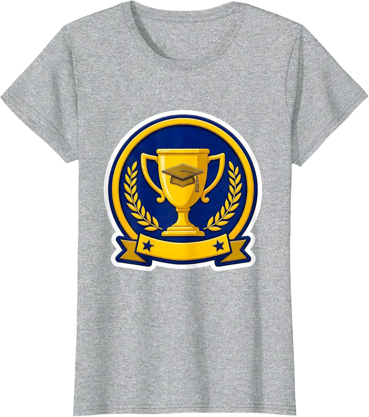 Sped Teacher Trophy Graduation Cap Gift T-Shirt - Heather Grey