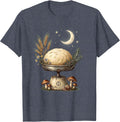 In My Sourdough Era Vintage Kitchen Scale Tee T-Shirt - Heather Blue