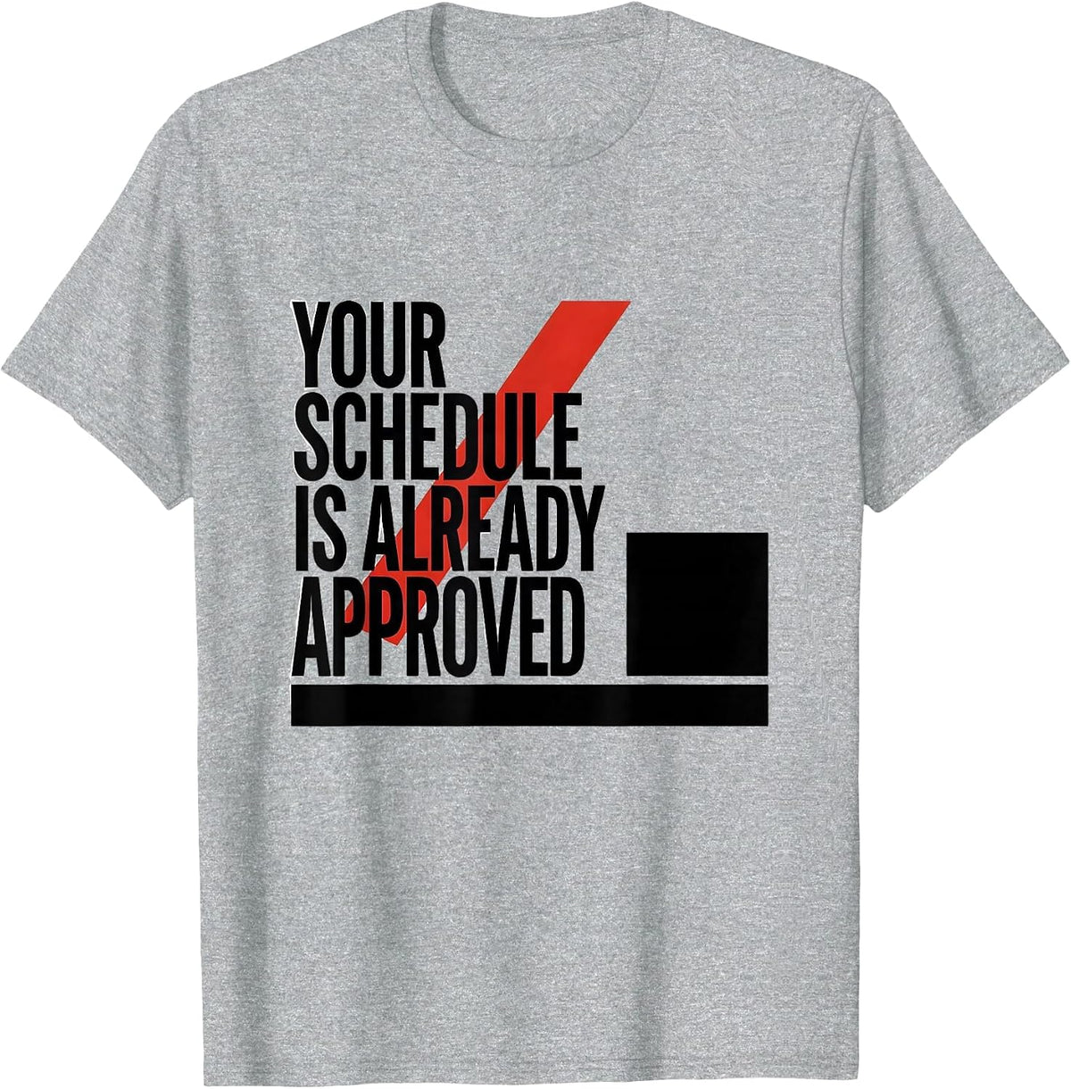 Men's Your Schedule Is Already Approved Groovy School Counselor T-Shirt - Heather Grey