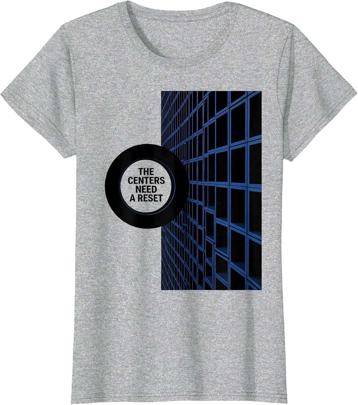 Women's The Centers Need A Reset Funny Teacher Humor Gift T-Shirt - Heather Grey