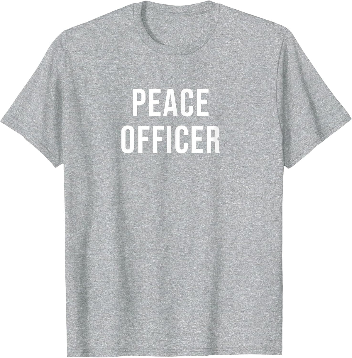 Peace Officer T-Shirt - Heather Grey