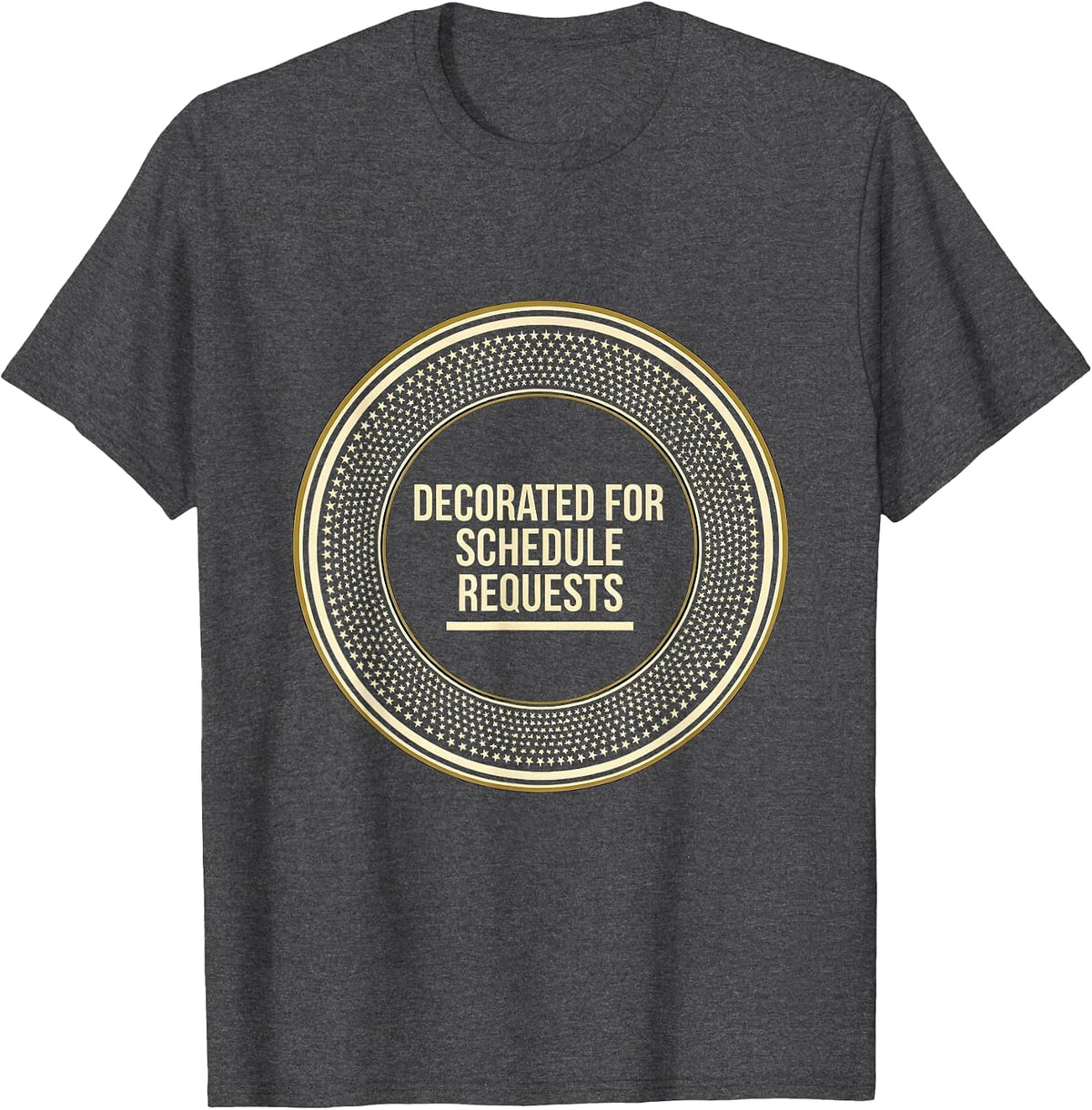 Decorated For Schedule Requests Groovy School Counselor T-Shirt - Dark Heather Grey