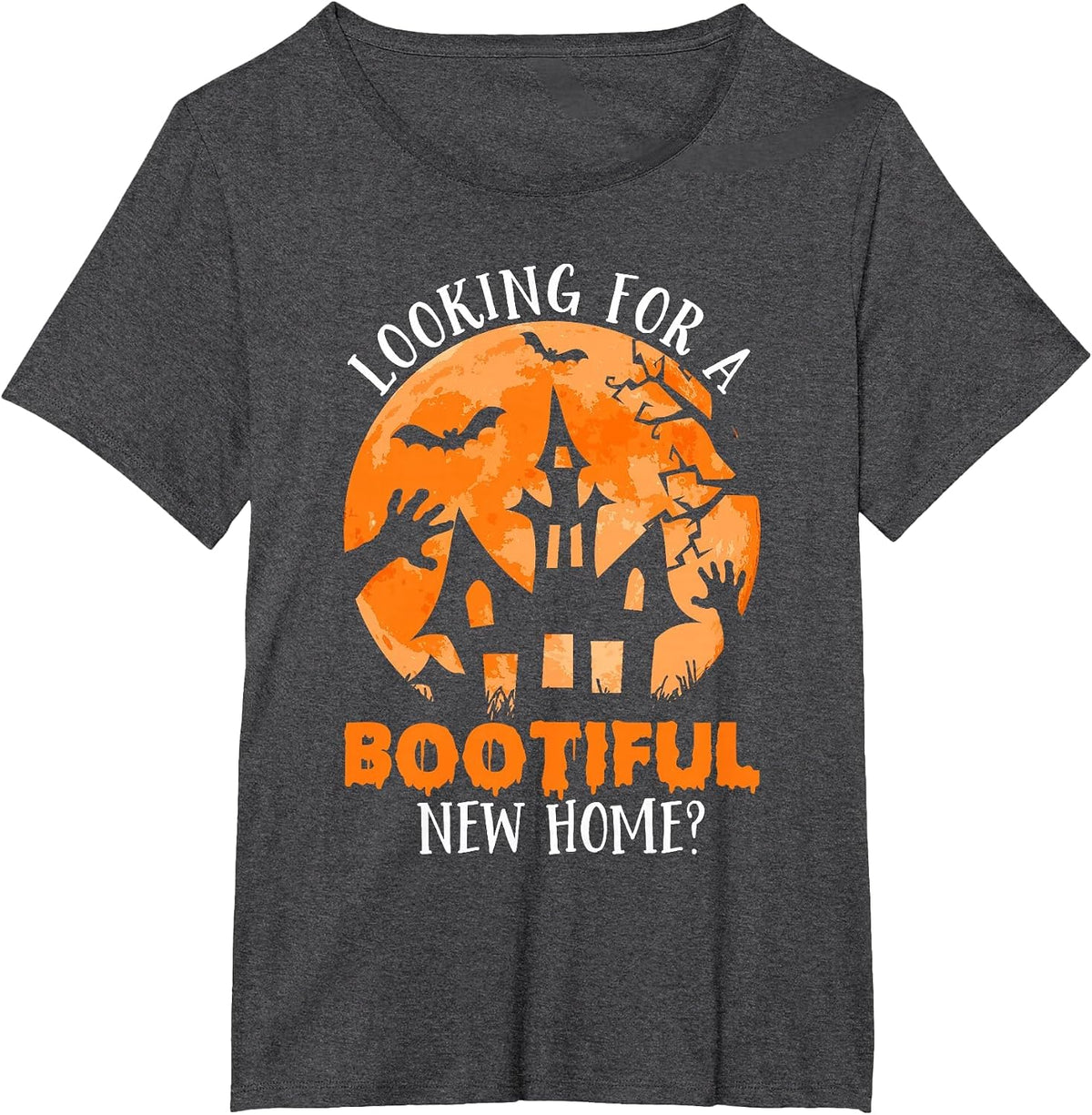 Halloween Real Estate Agent Broker Outfits Funny Realtor T-Shirt - Dark Heather Grey