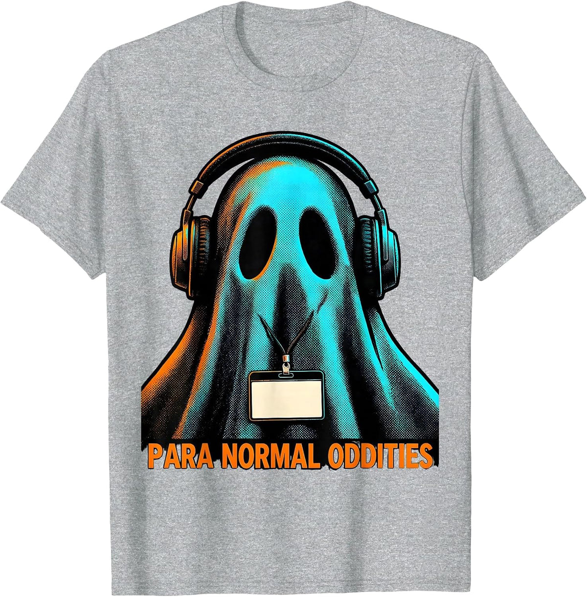 Men's Para Normal Oddities Pop Art Paraeducator Halloween T-Shirt - Heather Grey
