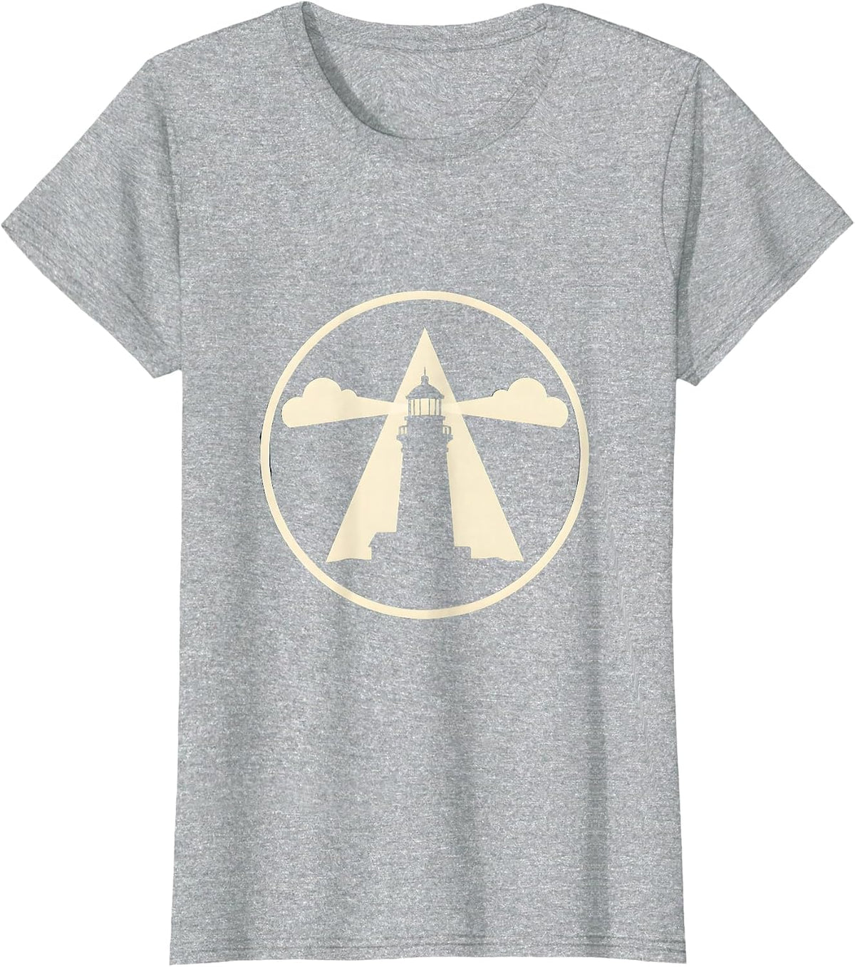 Special Education Teacher Lighthouse Storm Graphic T-Shirt - Heather Grey