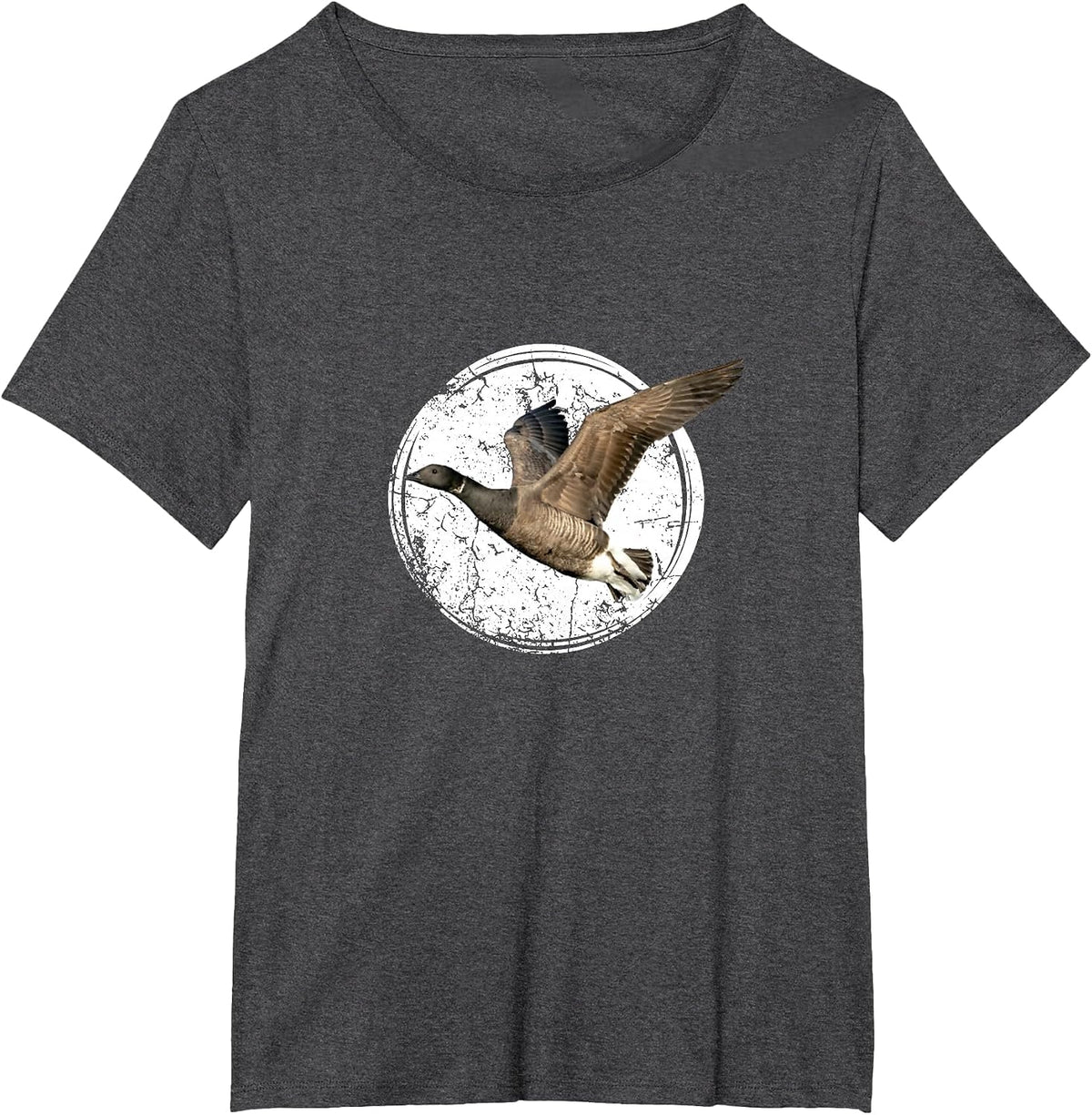 Brant Goose Hunting Tshirt Goose Hunting T-Shirt - Dark Heather Grey