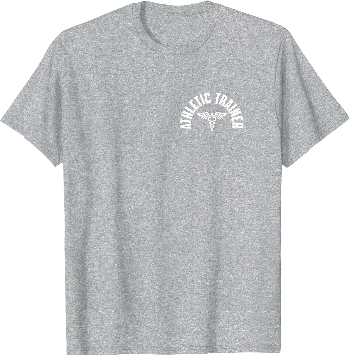 Athletic Trainer Pocket Wear Sports Medicine Caduceus T-Shirt - Heather Grey