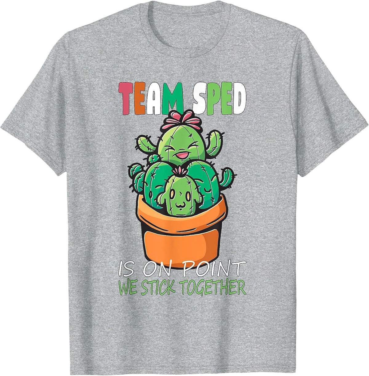 Special Education Teacher Team SPED is on Point T-Shirt - Heather Grey
