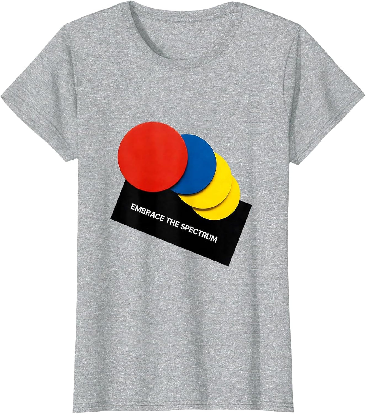 Embrace the Spectrum Autism Awareness Design T-Shirt - Heather Grey