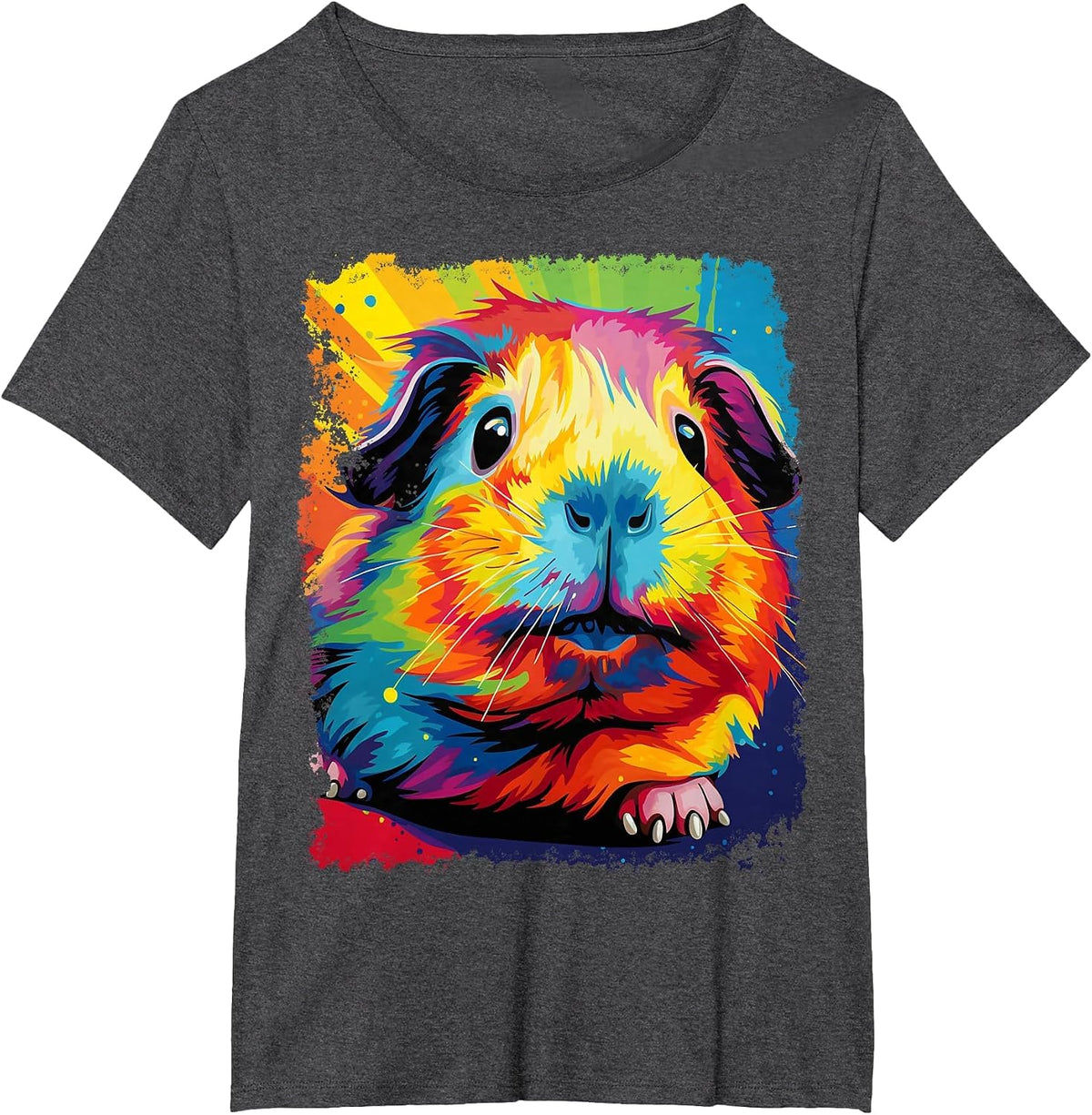 A Guinea Pig T-Shirt - Dark Heather Grey