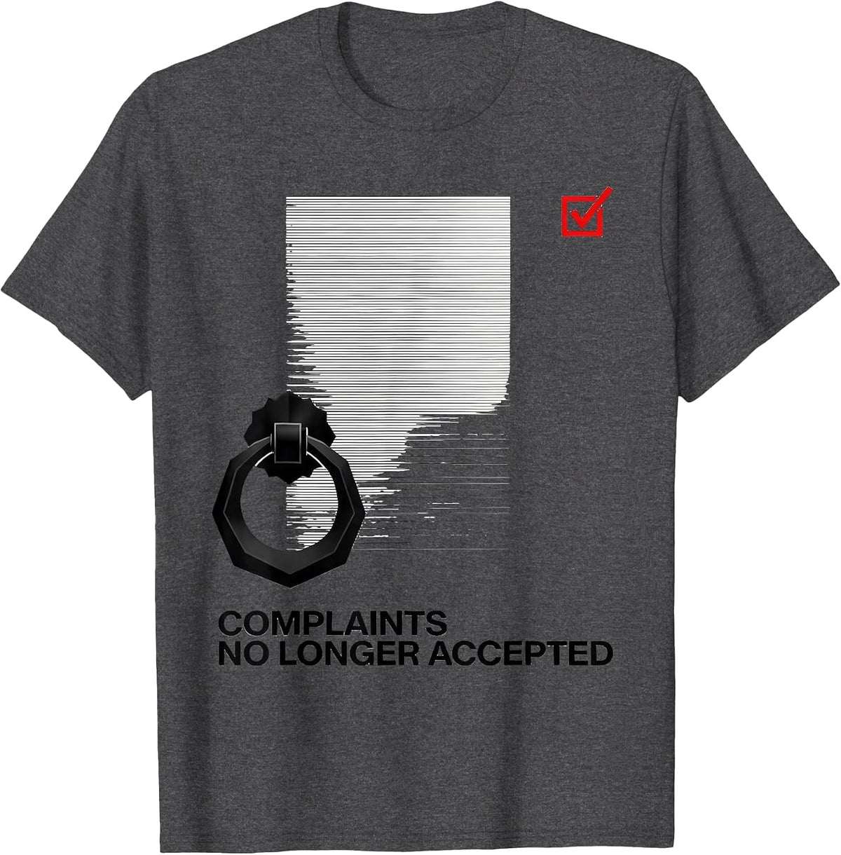 Complaints No Longer Accepted Afro Pride Empowerment T-Shirt - Dark Heather Grey