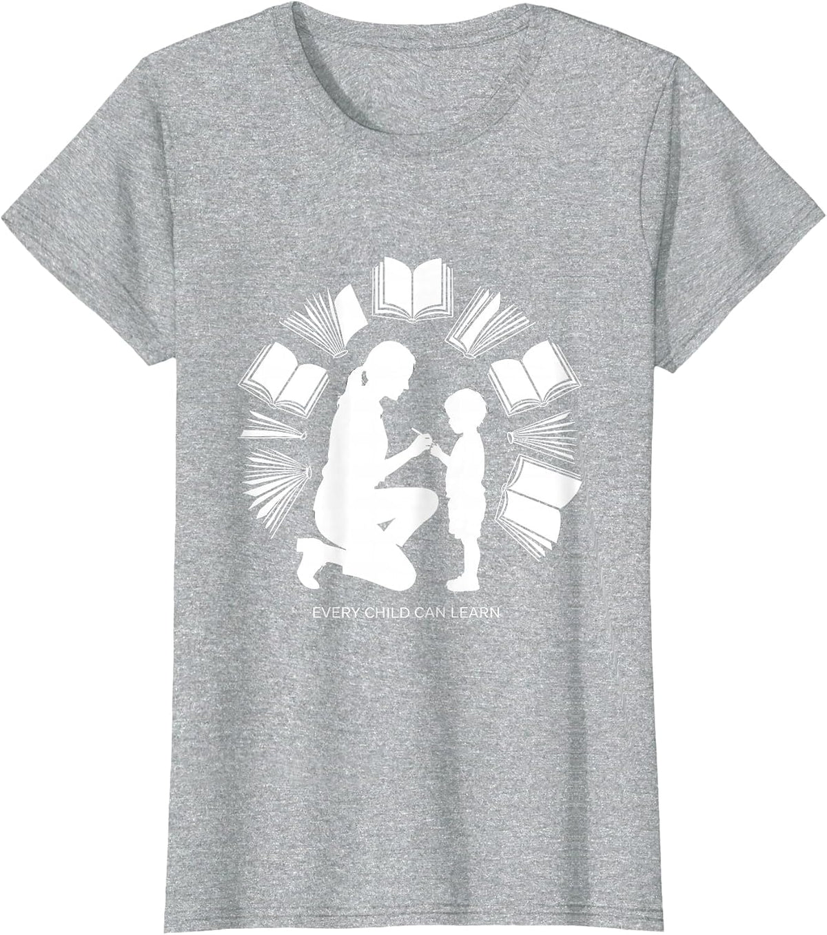 Every Child Can Learn Special Education Teacher T-Shirt - Heather Grey