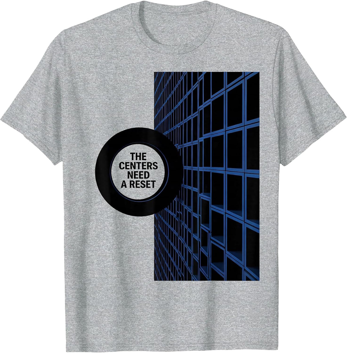 Men's The Centers Need A Reset Funny Teacher Humor Gift T-Shirt - Heather Grey