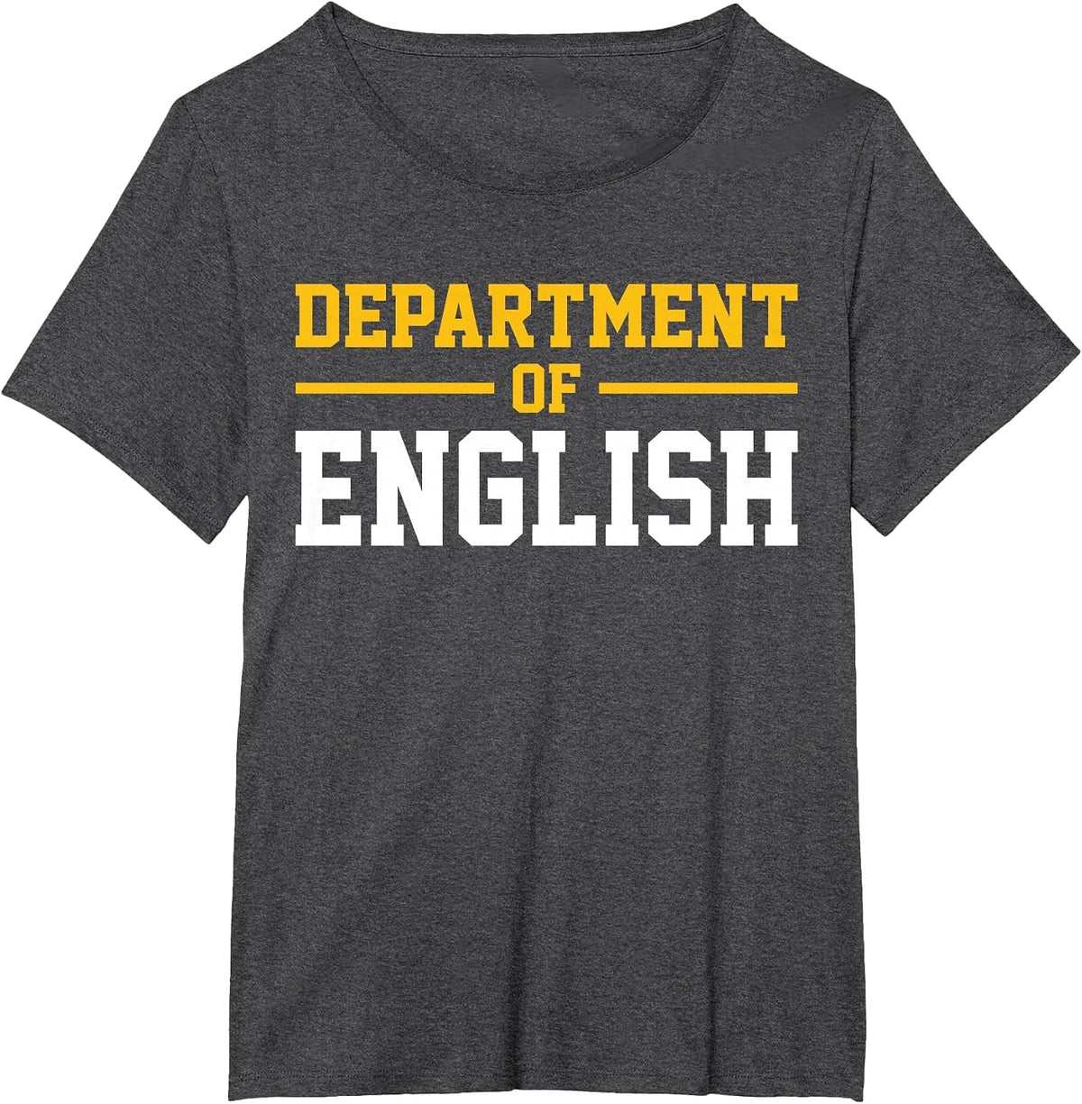Department of English T-Shirt - Dark Heather Grey