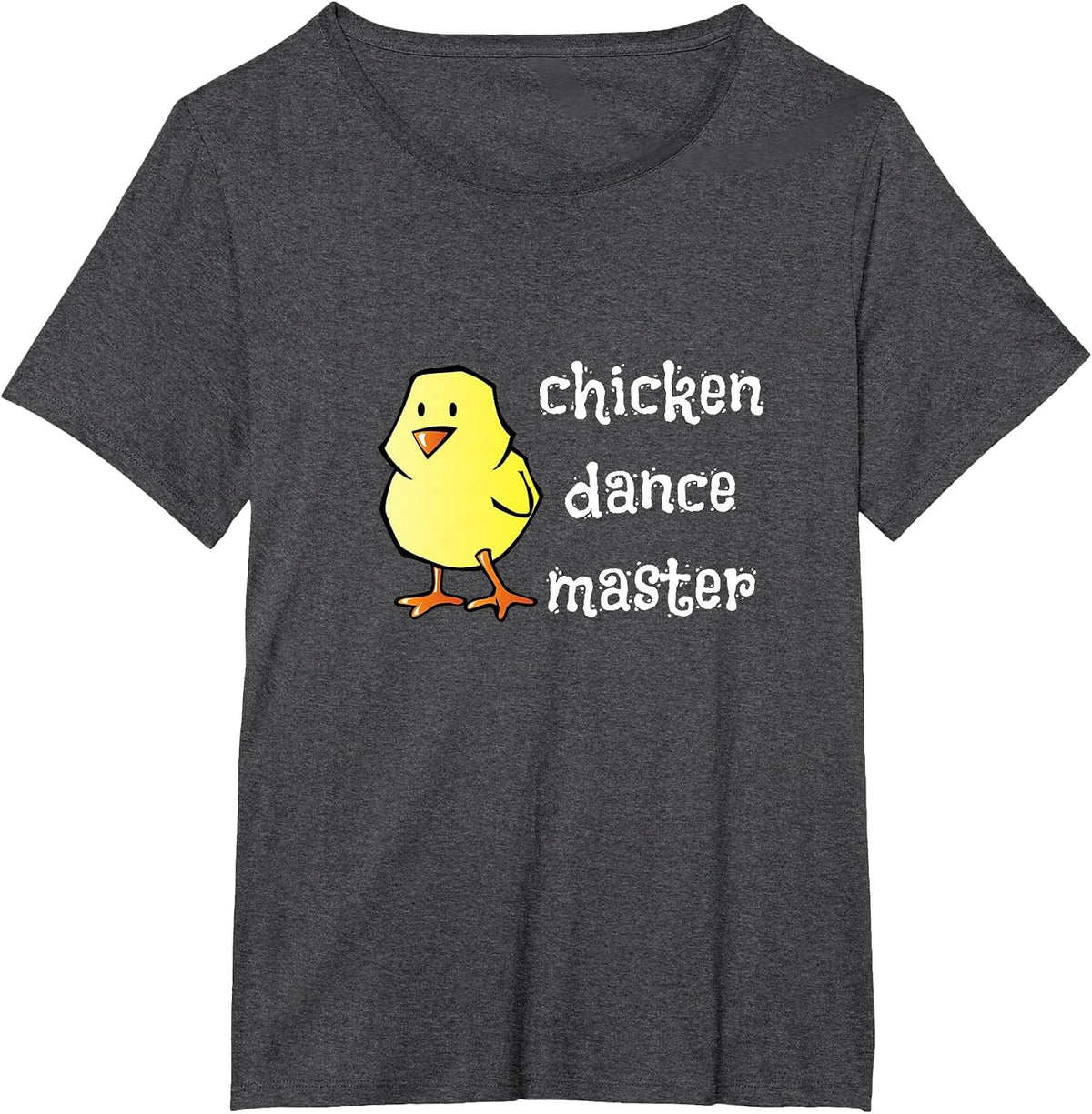 Chicken Dance Master - Funny T-Shirt - Dark Heather Grey