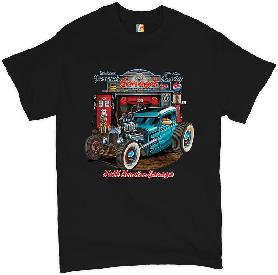 Hot Rod Garage T-Shirt - Black