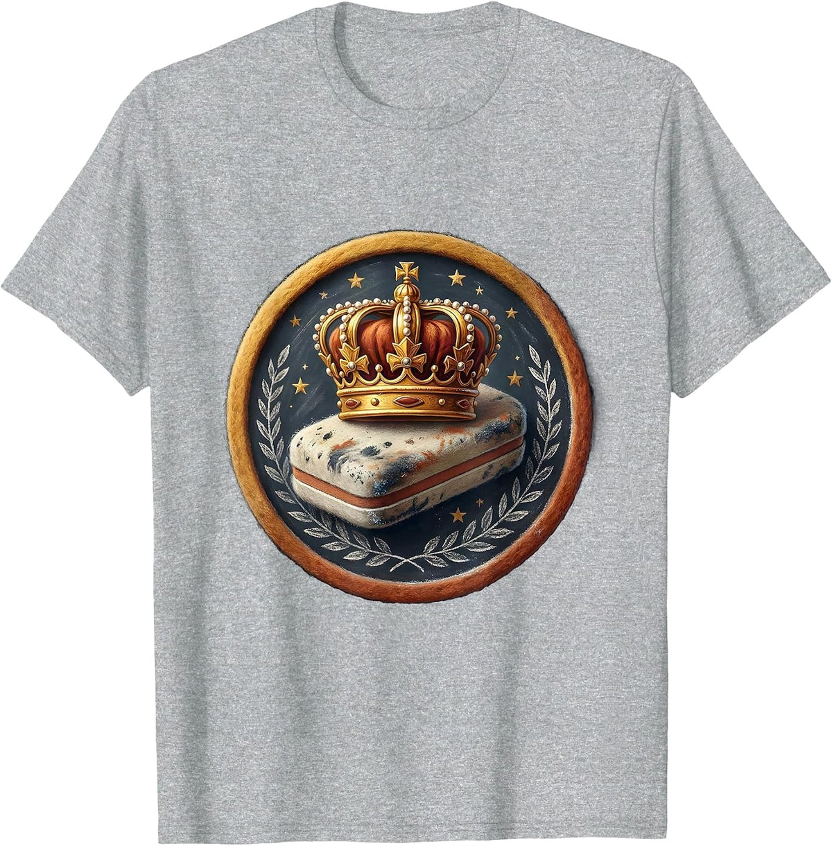 Men's Special Education Teacher Crown Eraser Graphic T-Shirt - Heather Grey