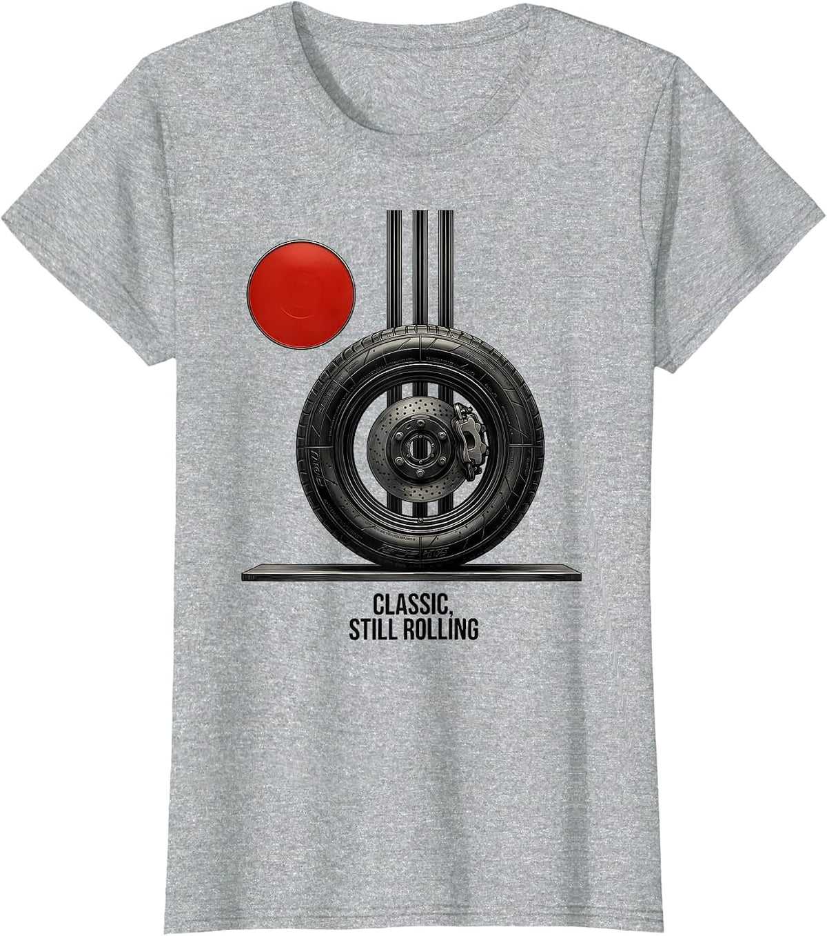 Women's Classic, Still Rolling Swiss International Vintage Muscle T-Shirt - Heather Grey