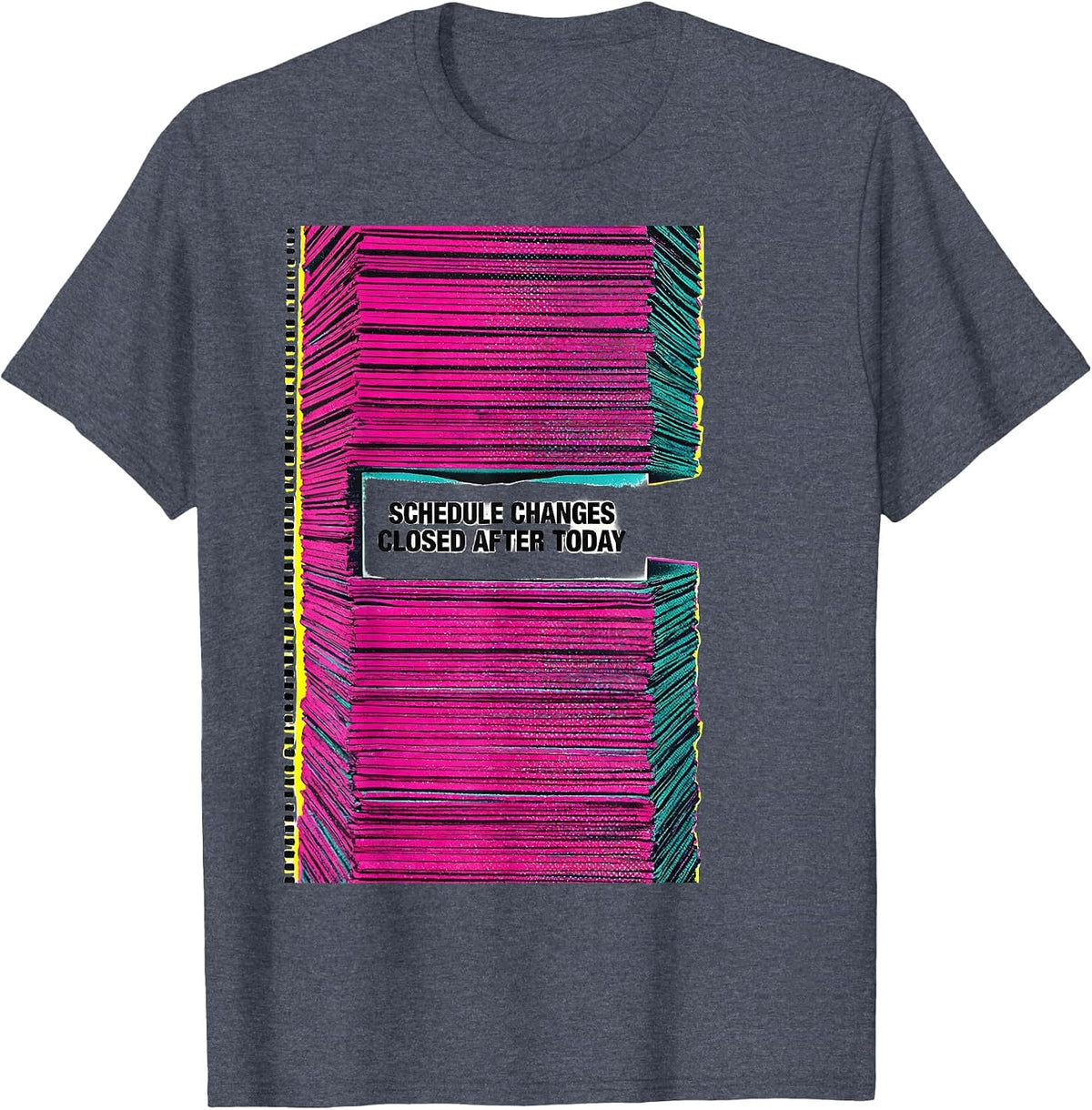Schedule Changes Closed After Today Groovy School Counselor T-Shirt - Heather Blue