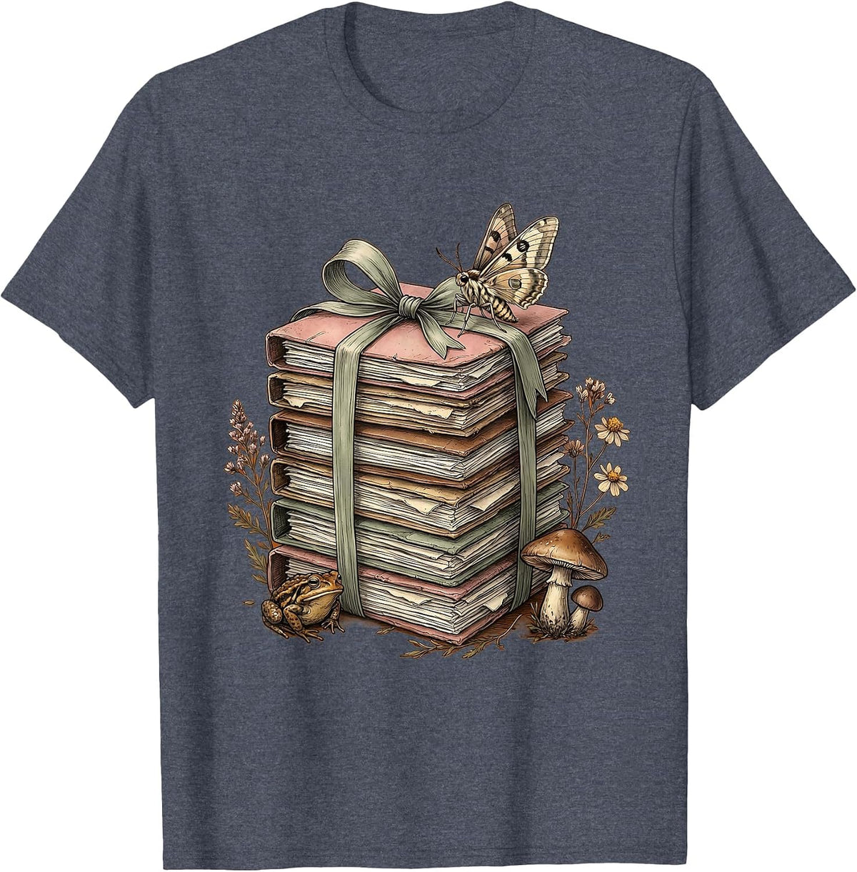 SPED Teacher IEP Folders Illustration Gift T-Shirt - Heather Blue