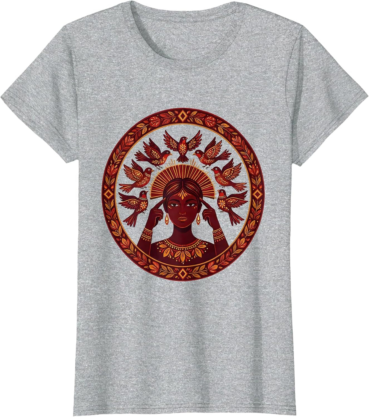 Autism Awareness Minds Set Free Flying Birds T-Shirt - Heather Grey