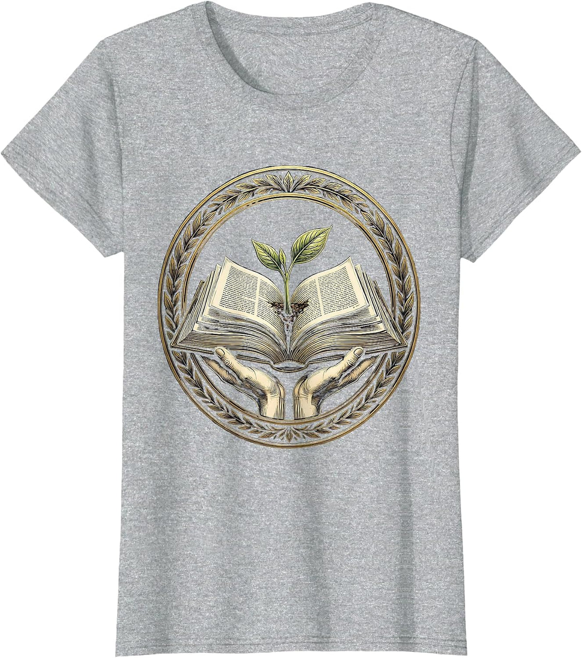 Women's Special Education Teacher Growing Minds Gift T-Shirt - Heather Grey
