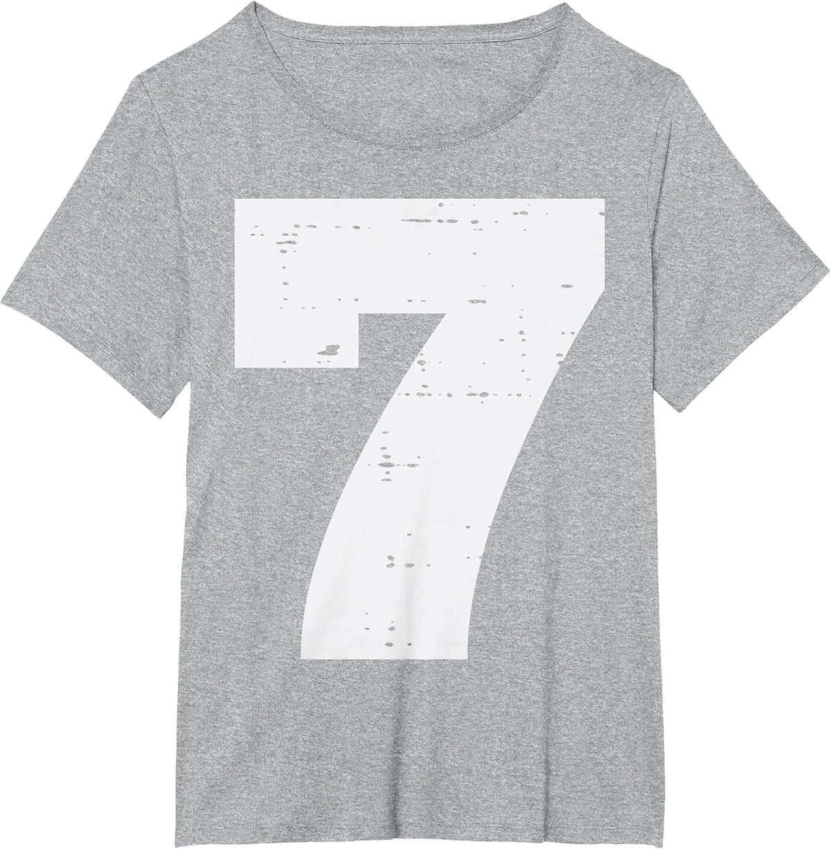 Number 7 Matching 67 Meme Halloween 7th Birthday Kids Boys T-Shirt - Heather Grey