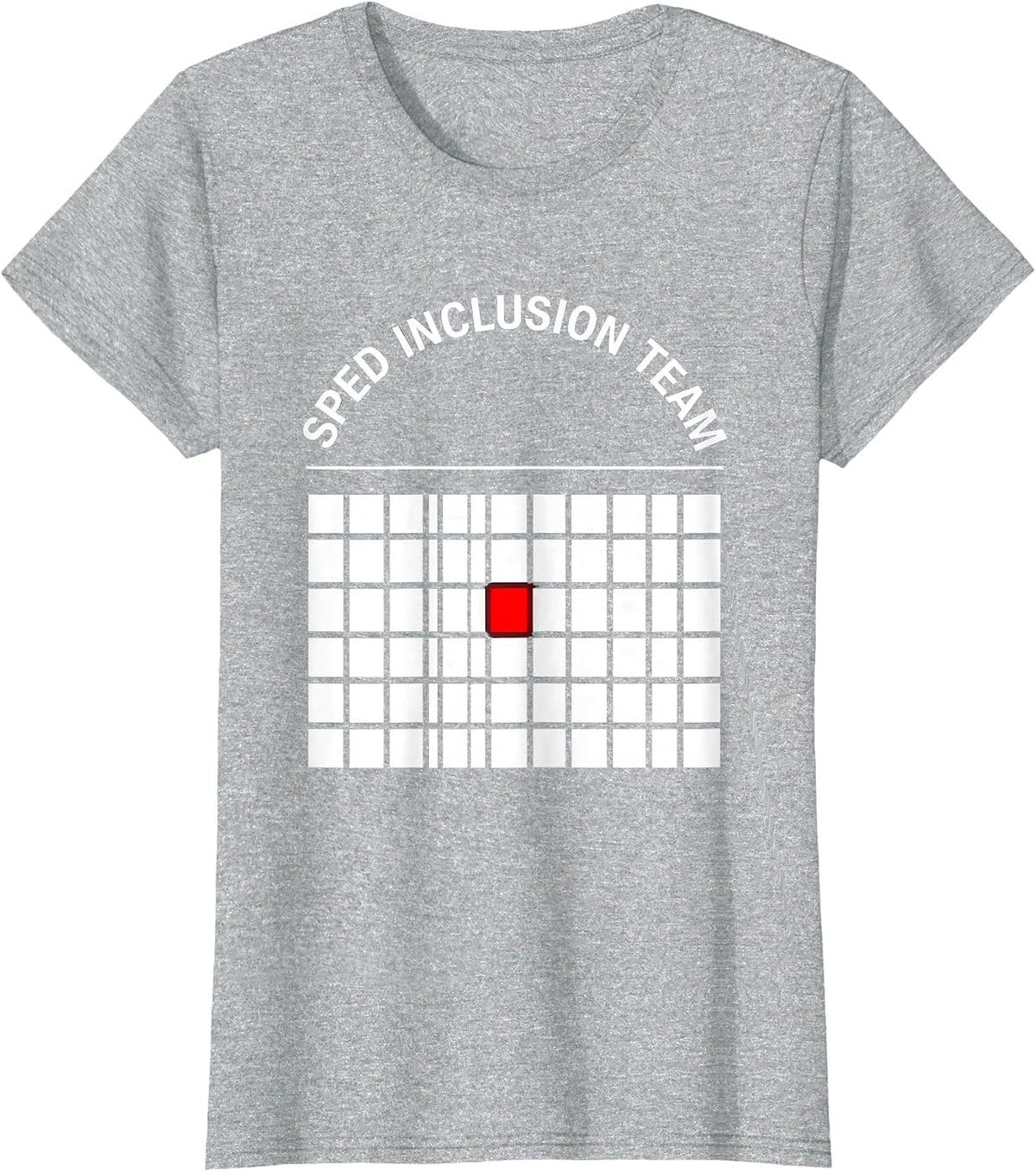SPED Inclusion Team Retro Special Education Teacher Squad T-Shirt - Heather Grey