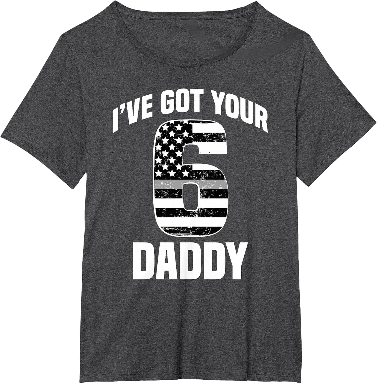 I Got Your 6 Daddy Correctional Officer Family Support Shirt T-Shirt - Dark Heather Grey