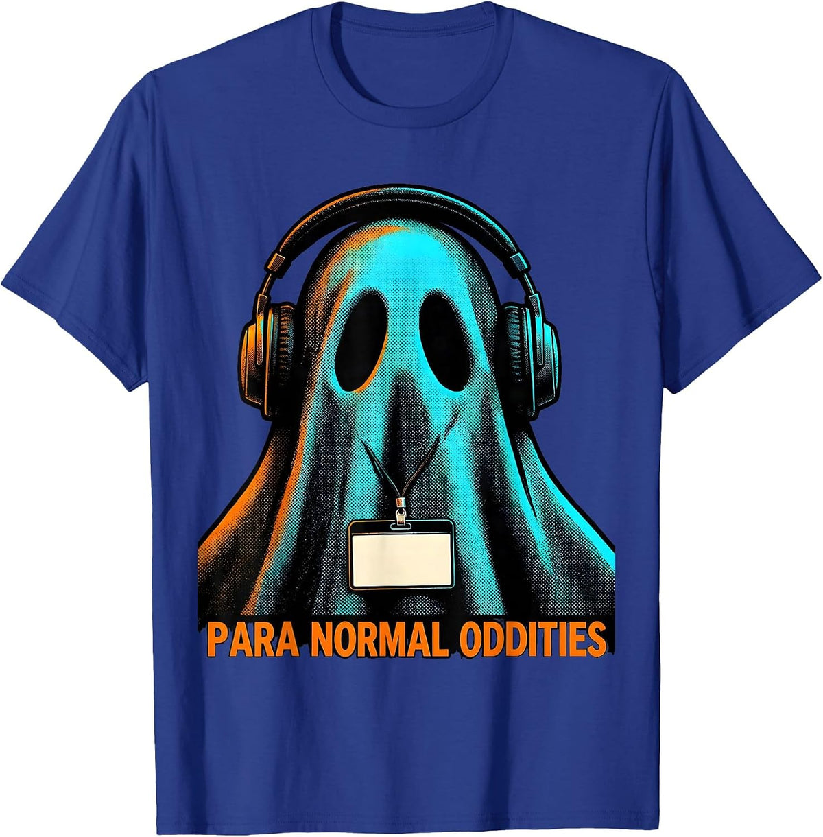 Men's Para Normal Oddities Pop Art Paraeducator Halloween T-Shirt - Royal Blue
