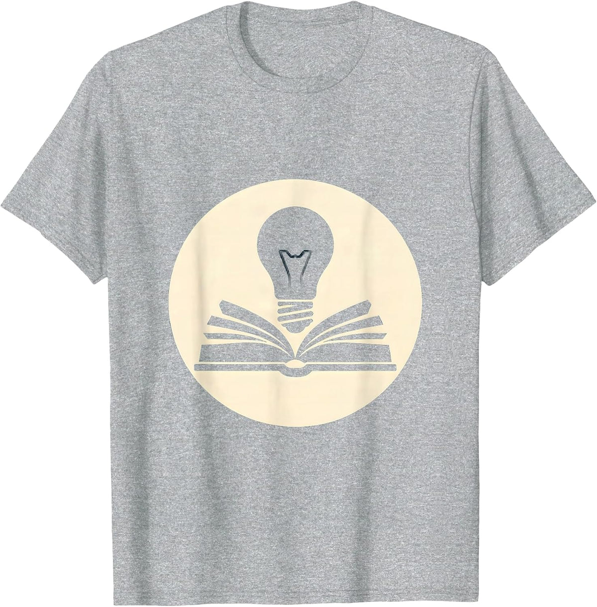 Men's Sped Teacher Illuminated Book Graphic T-Shirt - Heather Grey