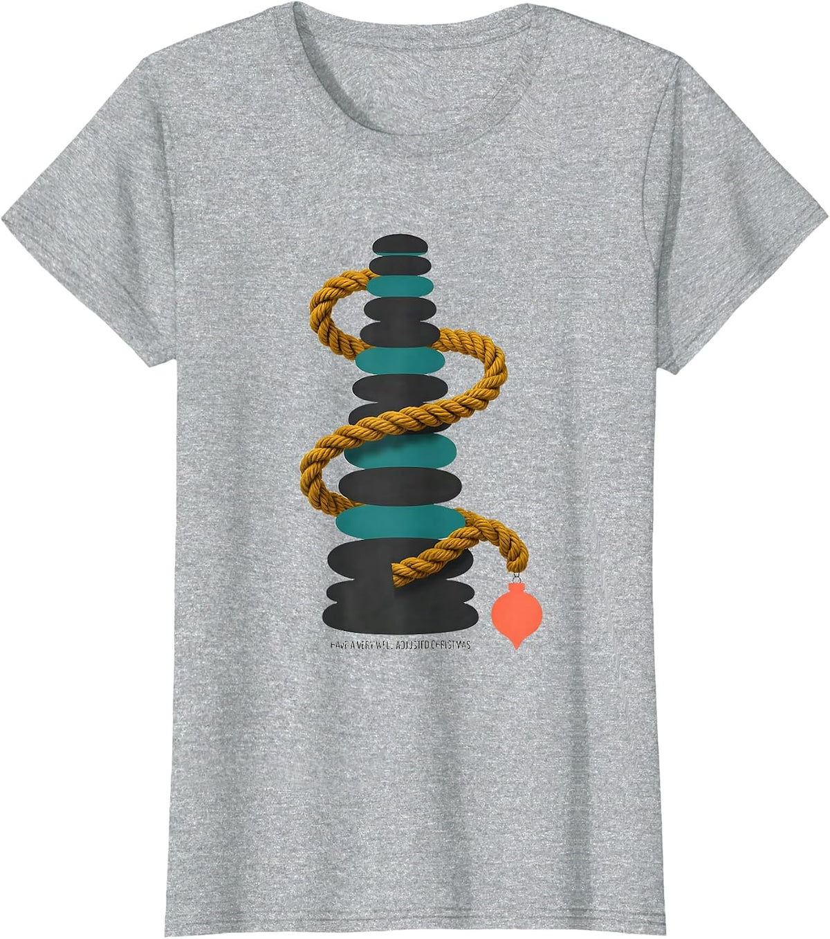 Have A Very Well Adjusted Christmas Midcentury Modern T-Shirt - Heather Grey