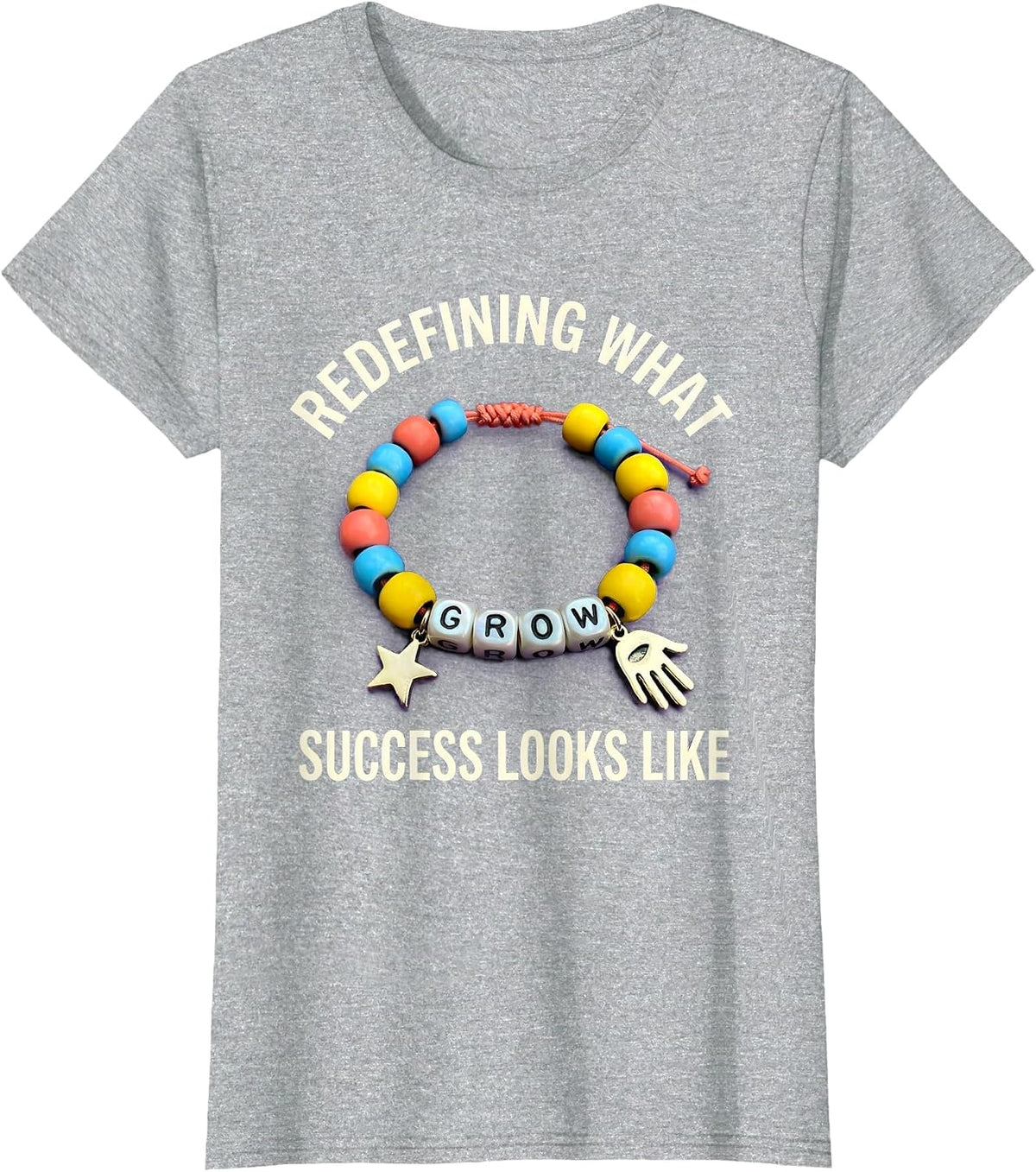 Redefining Success Special Education Teacher Design T-Shirt - Heather Grey