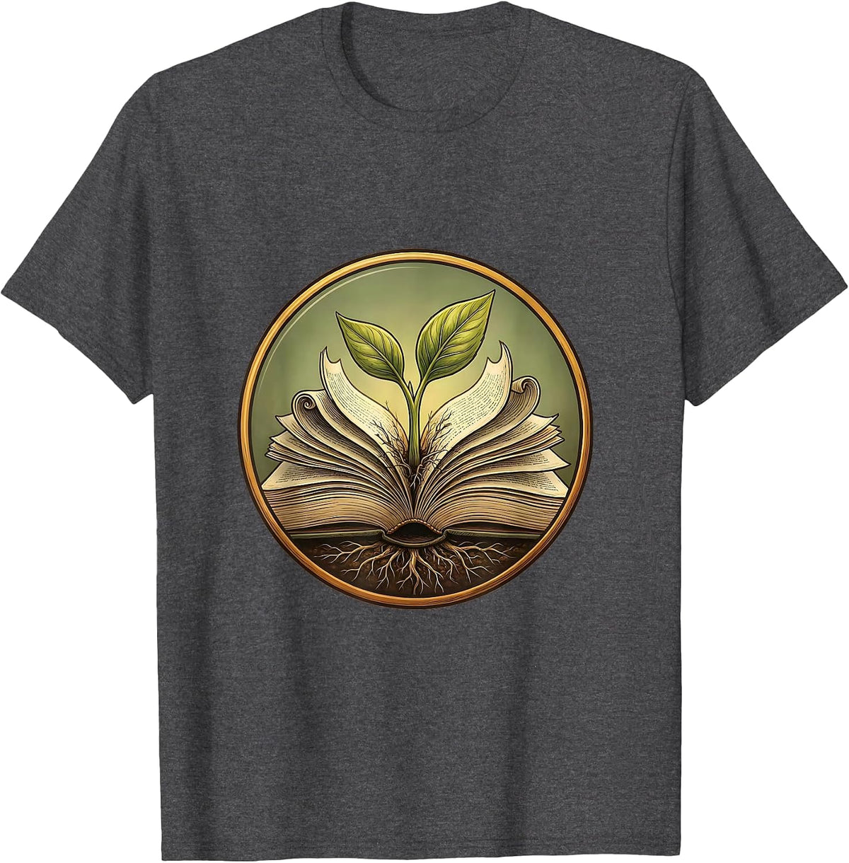 Special Education Teacher Sprouting Knowledge Gift T-Shirt - Dark Heather Grey