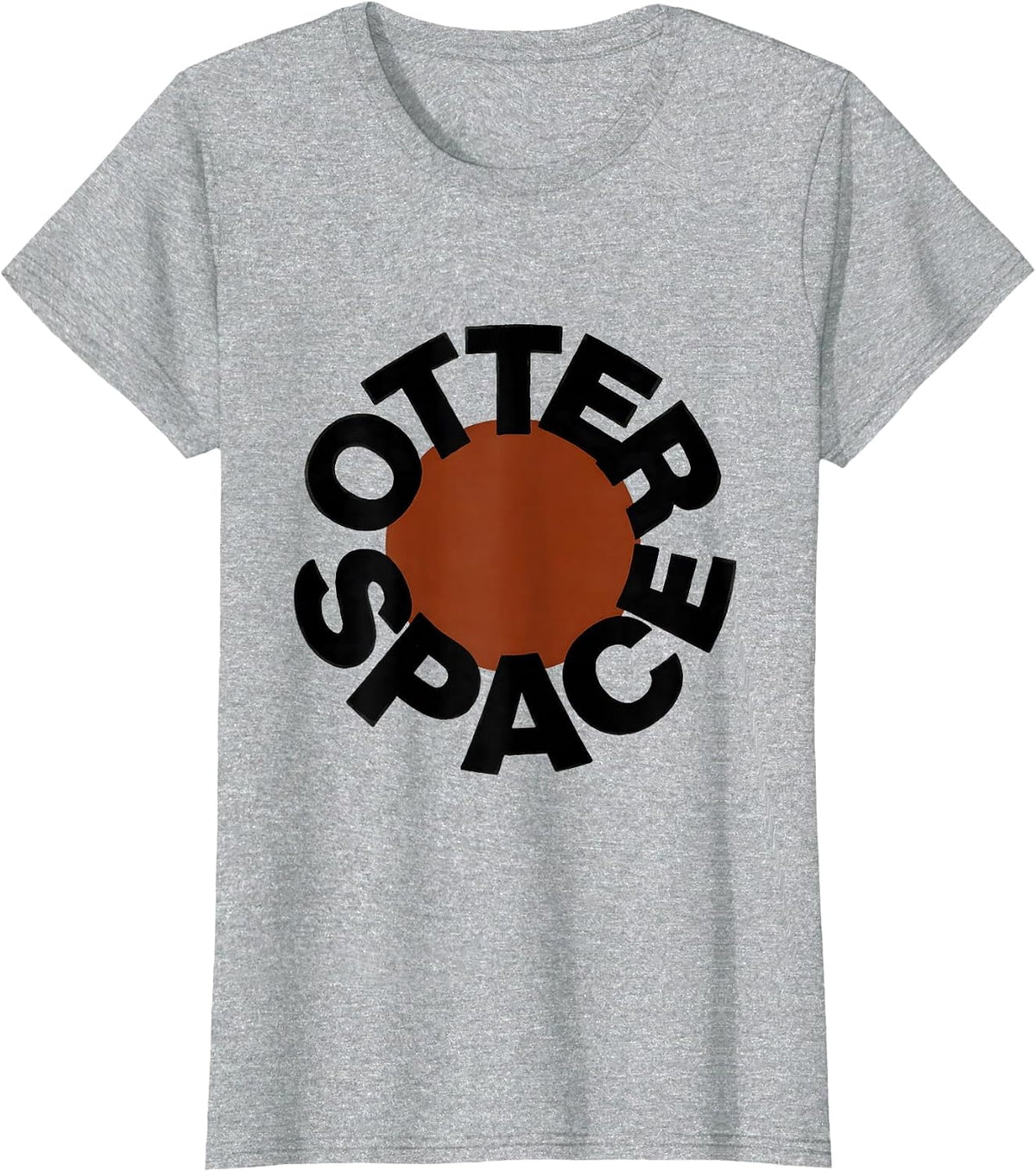 Otter Space Funny Otter Lover Animal Humor Gift T-Shirt - Heather Grey