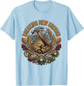 Men's Breaking New Ground Labor Day Jackhammer Design T-Shirt - Baby Blue
