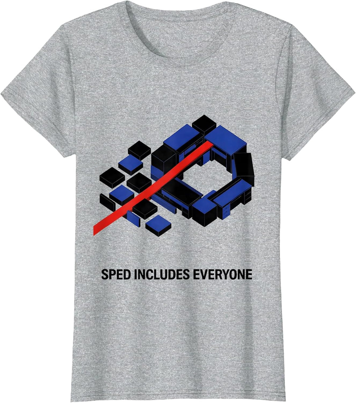 SPED Includes Everyone Special Education Teacher Autism T-Shirt - Heather Grey