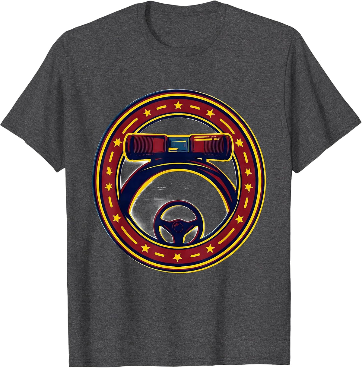 Sealed Duty Badge Funny EMT Paramedic Workplace Humor T-Shirt - Dark Heather Grey