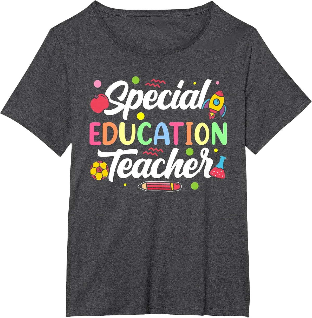 Special Education Teacher Special Education Profession T-Shirt - Dark Heather Grey