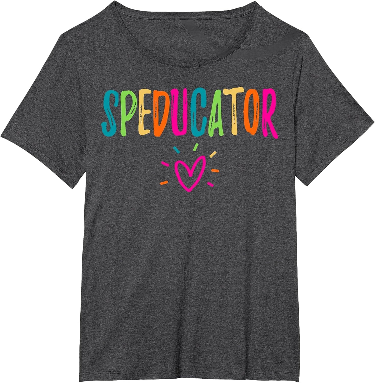 Speducator - Special Education Teacher SPED T-Shirt - Dark Heather Grey