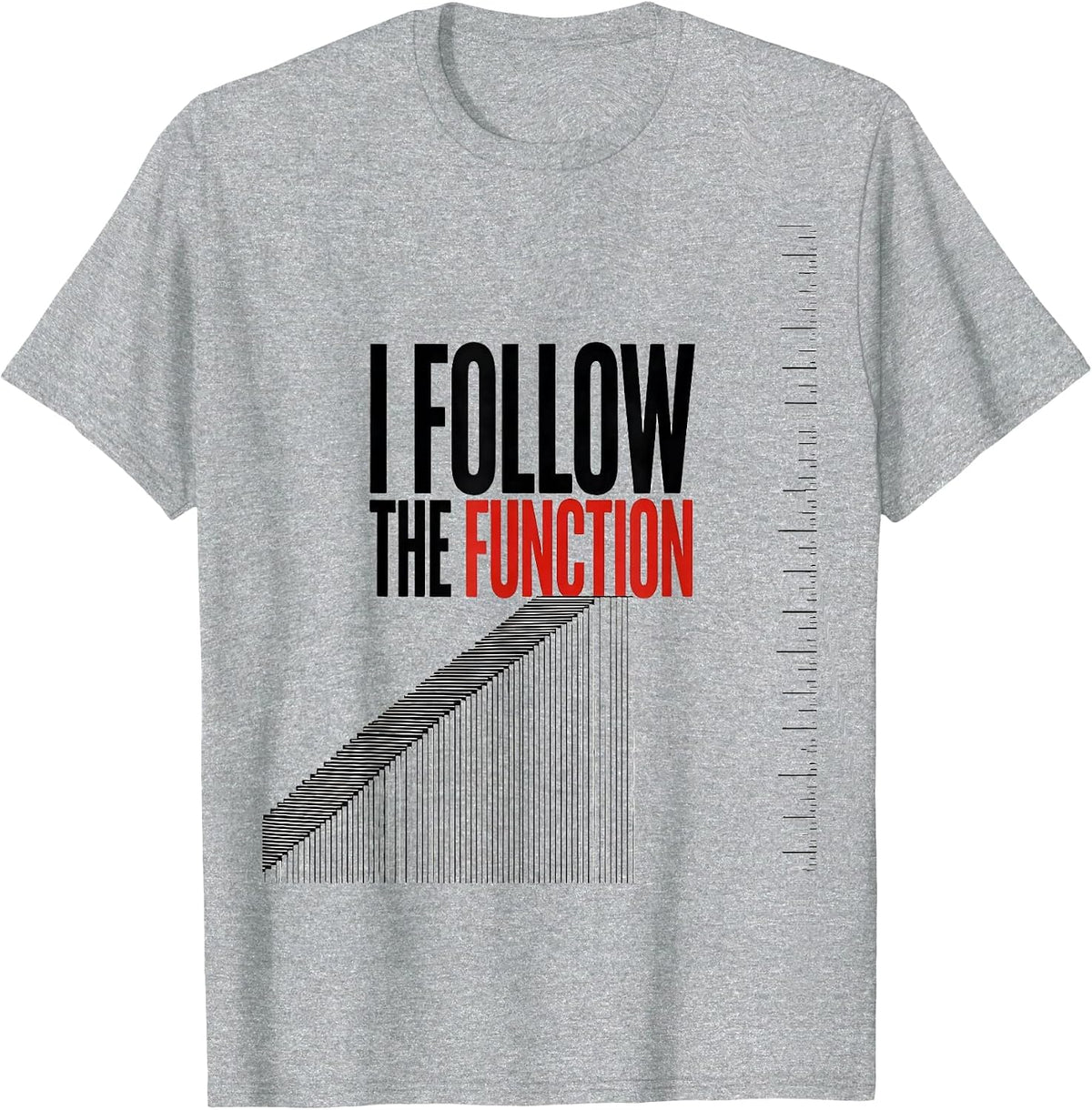 Men's I Follow The Function Minimalist ABA Behavior Analyst T-Shirt - Heather Grey