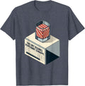 This Unit Requires Peppermint Schnapps Funny Alcohol Bar T-Shirt - Heather Blue