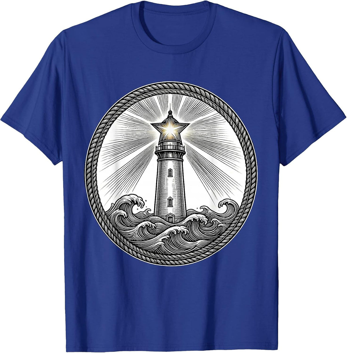 Special Education Teacher Lighthouse Star Light T-Shirt - Royal Blue