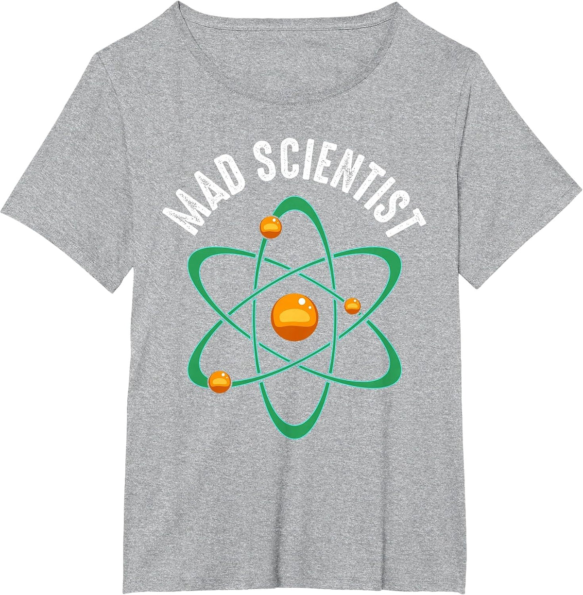 Mad Scientist Lab Nerd Geek Chemistry Biochemistry Funny T-Shirt - Heather Grey
