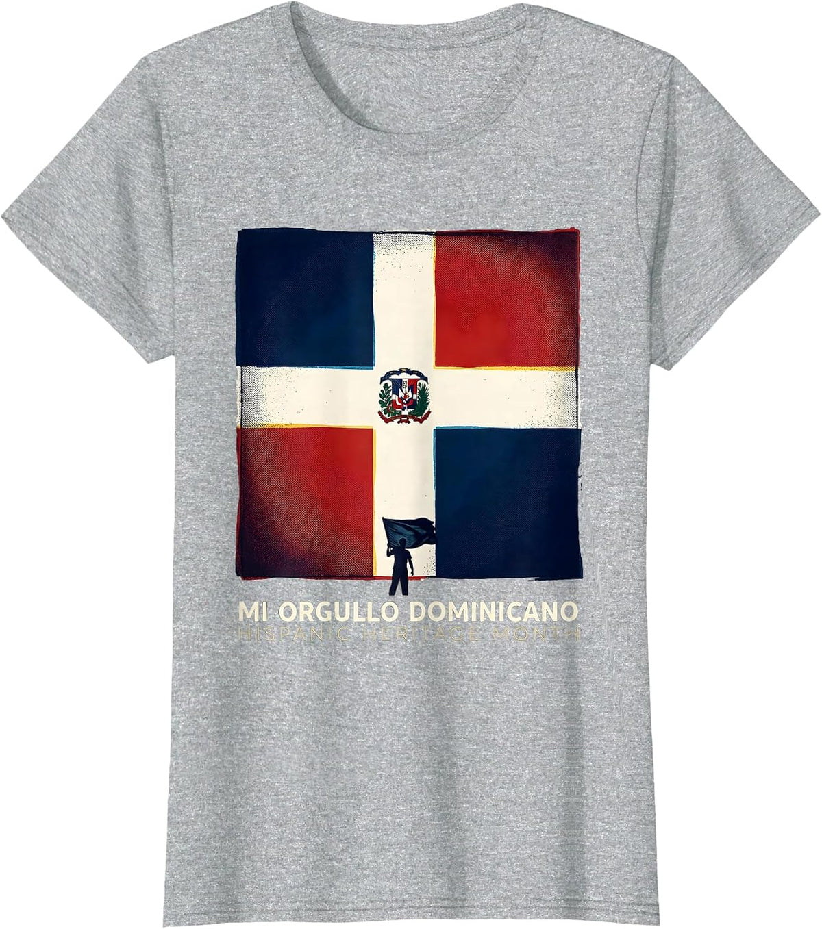 Women's Mi Orgullo Dominicano · Hispanic Heritage Month Pride T-Shirt - Heather Grey