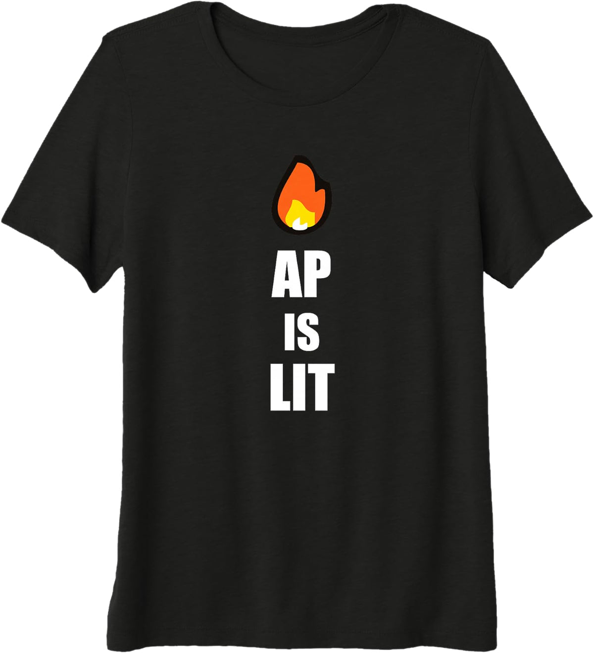 Literature Shirt - AP is Lit Premium Tri-blend T-Shirt - Black
