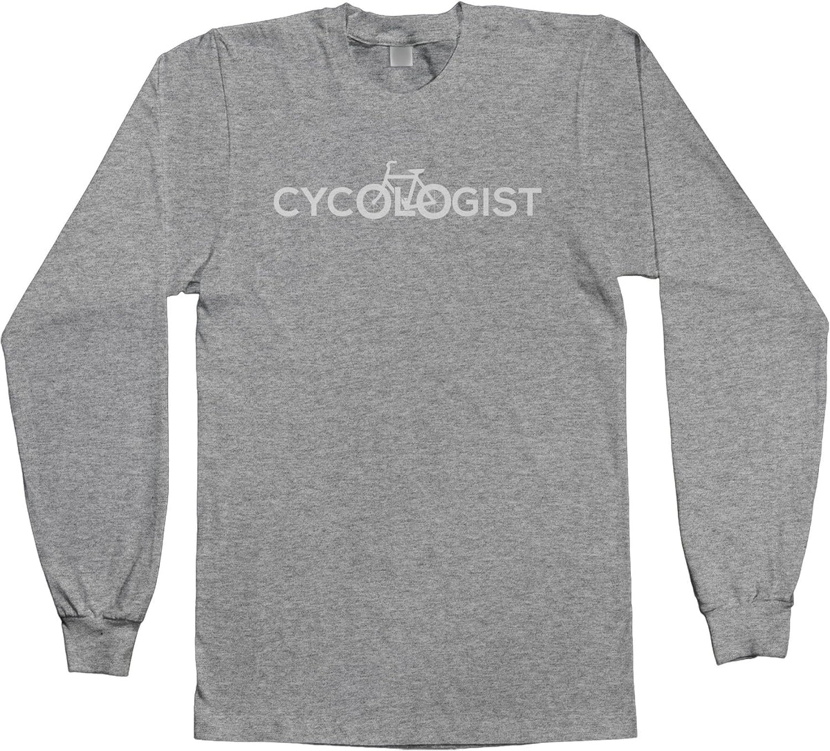 Threadrock Men's Cycologist Long Sleeve T-Shirt - Sport Gray