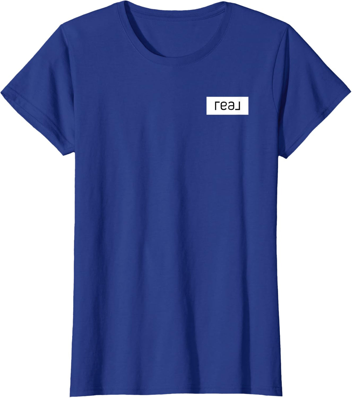 Real Broker Solid White Logo T-Shirt - Royal Blue